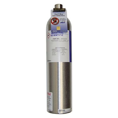 Industrial Scientific 18109157 Calibration & Bump Test Gas, 116 Liter, 100 ppm CO, 25 ppm H2S, 18% O2, 25% LEL Pentane, Hazmat thumbnail