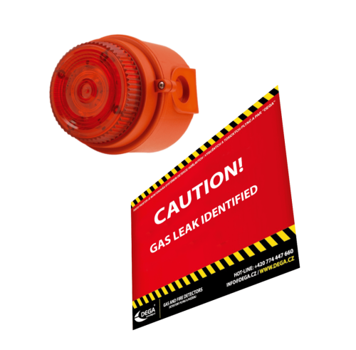 RED Flashing Beacon Ex
